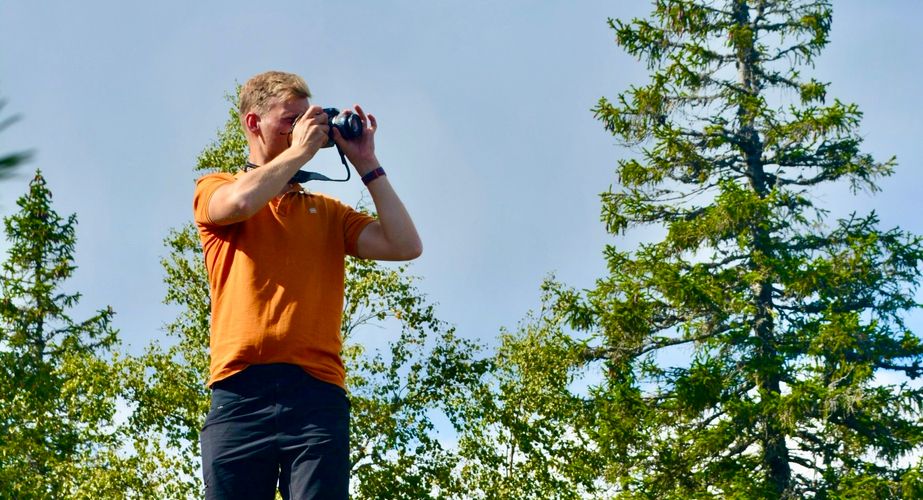 Foto's maken Lybergsgnupen hike